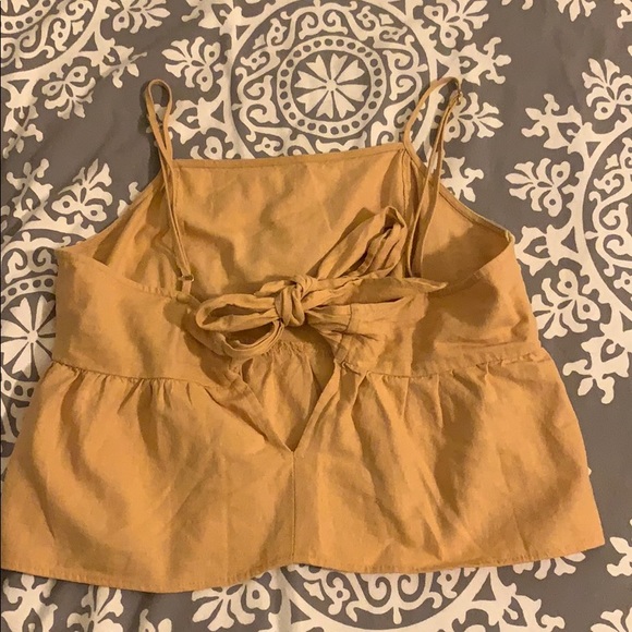 PacSun Tops - NWOT PacSun LA Hearts Tie Back Tank size Small